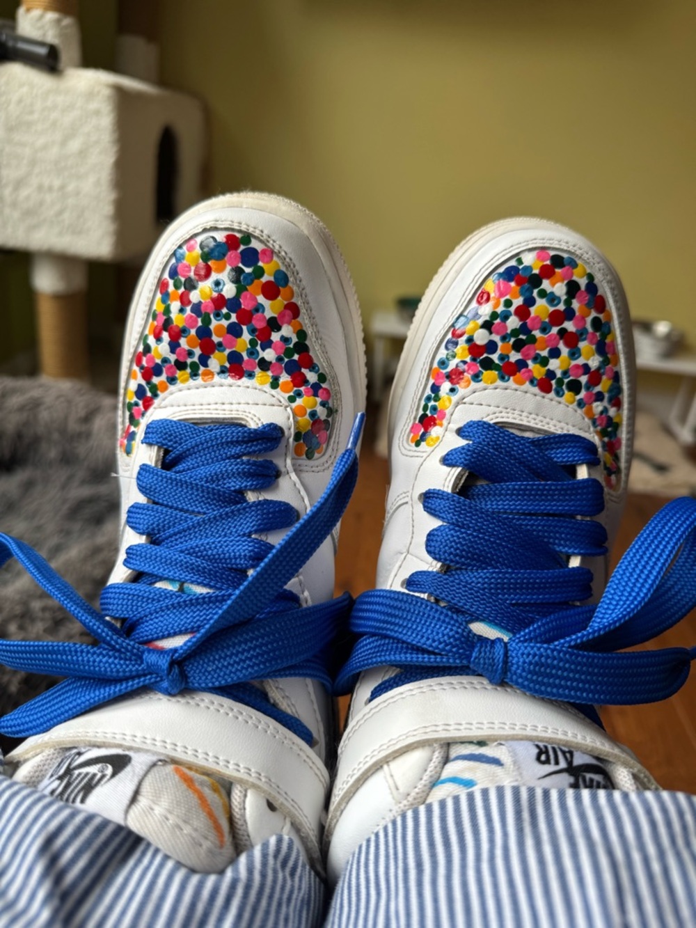 Nike Air Force Ones, Custom painted - Picture 11 of 12